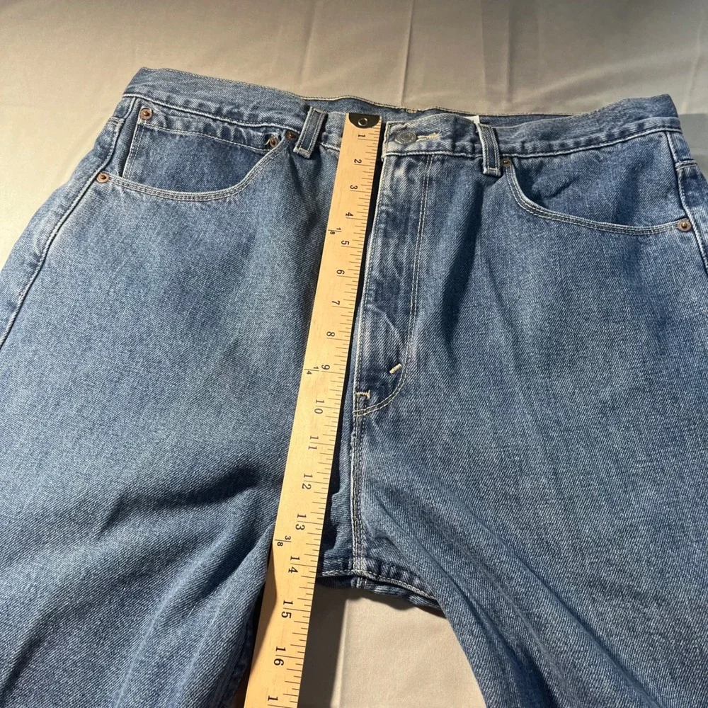 Levi's Jeans 550 Mens 36x30 Blue Denim Relaxed Fit Vintage 90s Style